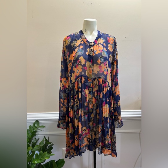 Free People | Dresses | Free People Floral Flowy Dress | Poshmark